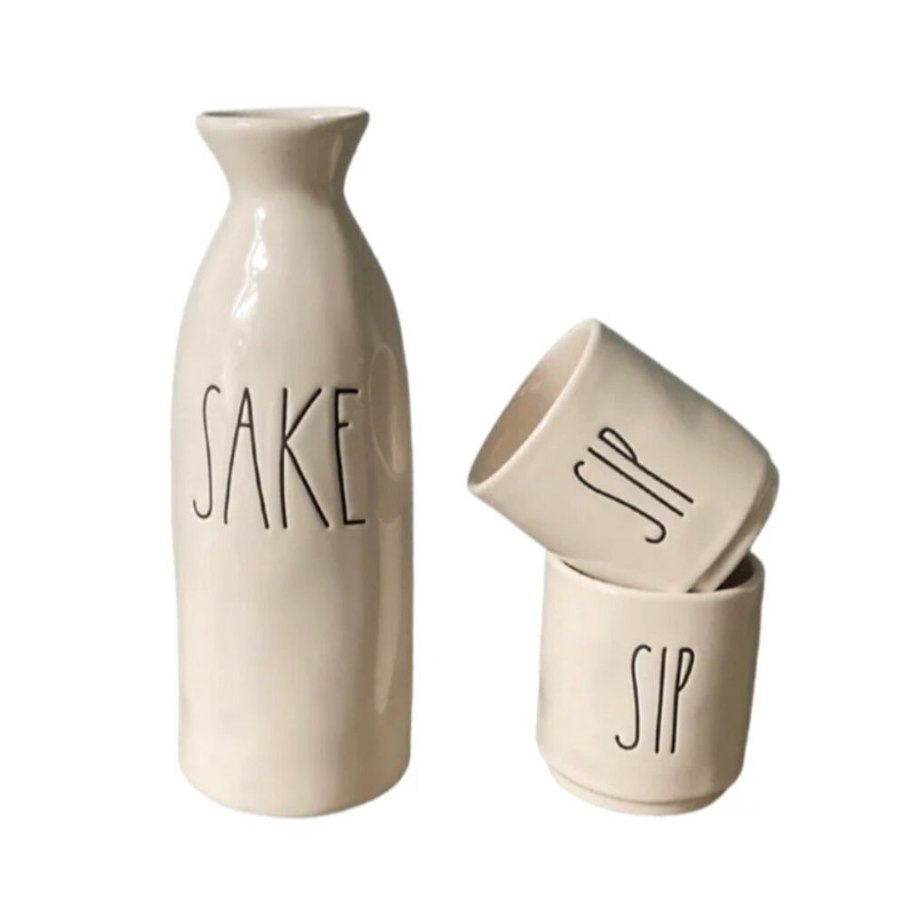 Rae Dunn Ceramic Sake Set